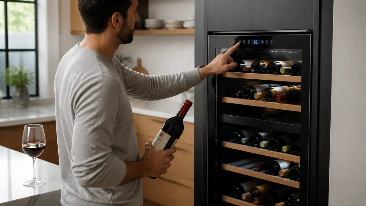 Cave à vin électrique : réglez la bonne température en 3 clics