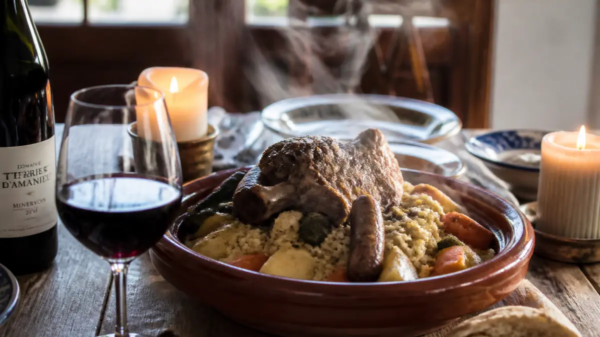 Couscous : osez le vin rouge, voici pourquoi