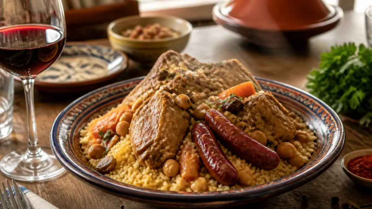 Couscous : osez le vin rouge, voici pourquoi
