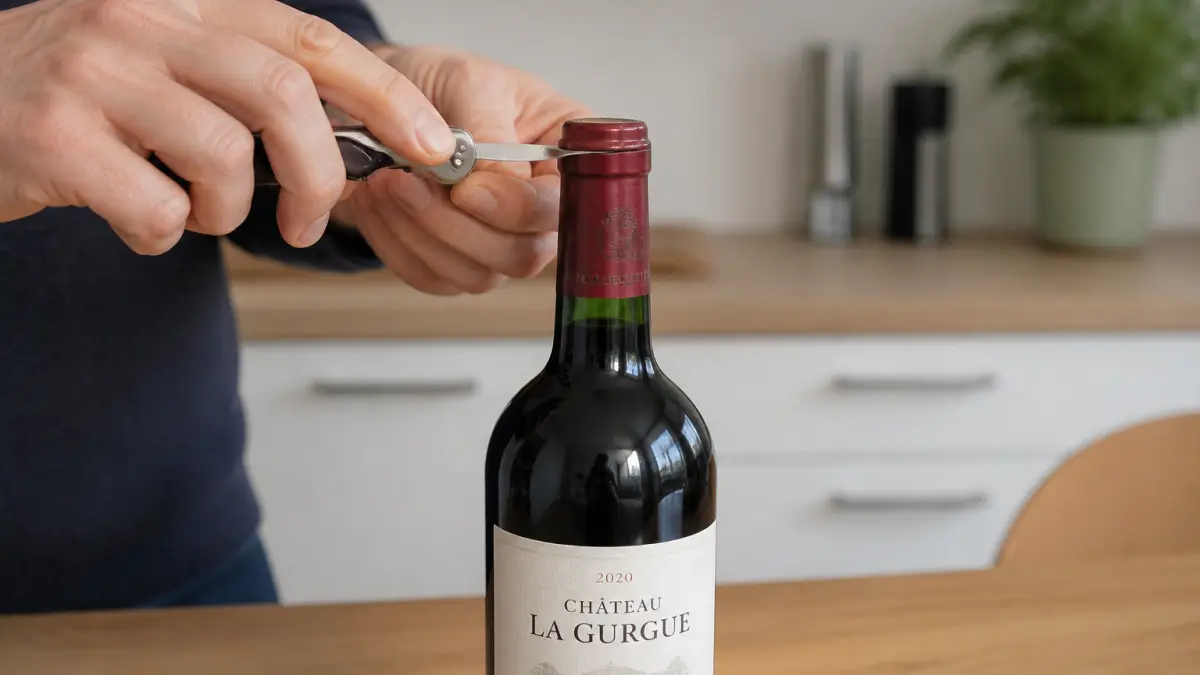 L'art d'ouvrir une bonne bouteille de vin