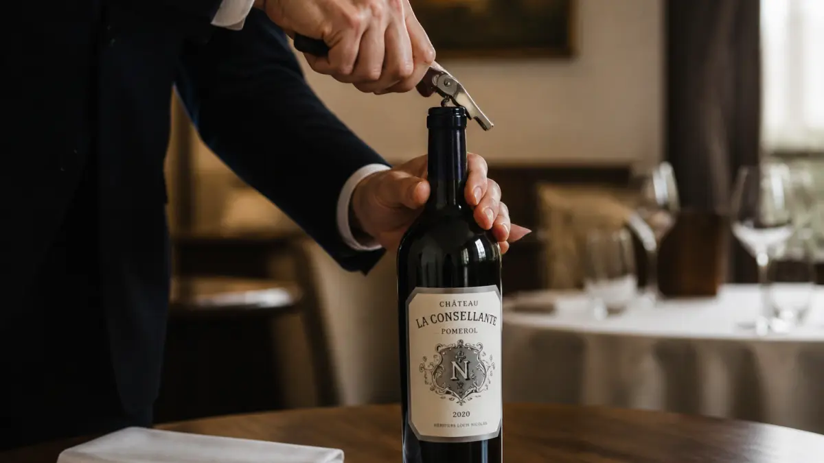 L'art d'ouvrir une bonne bouteille de vin
