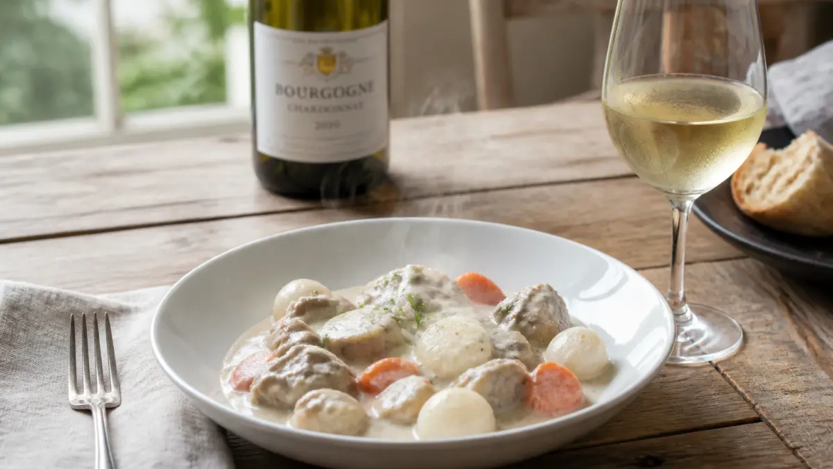 Quel vin avec une blanquette de veau ? Blancs sûrs et accords à éviter