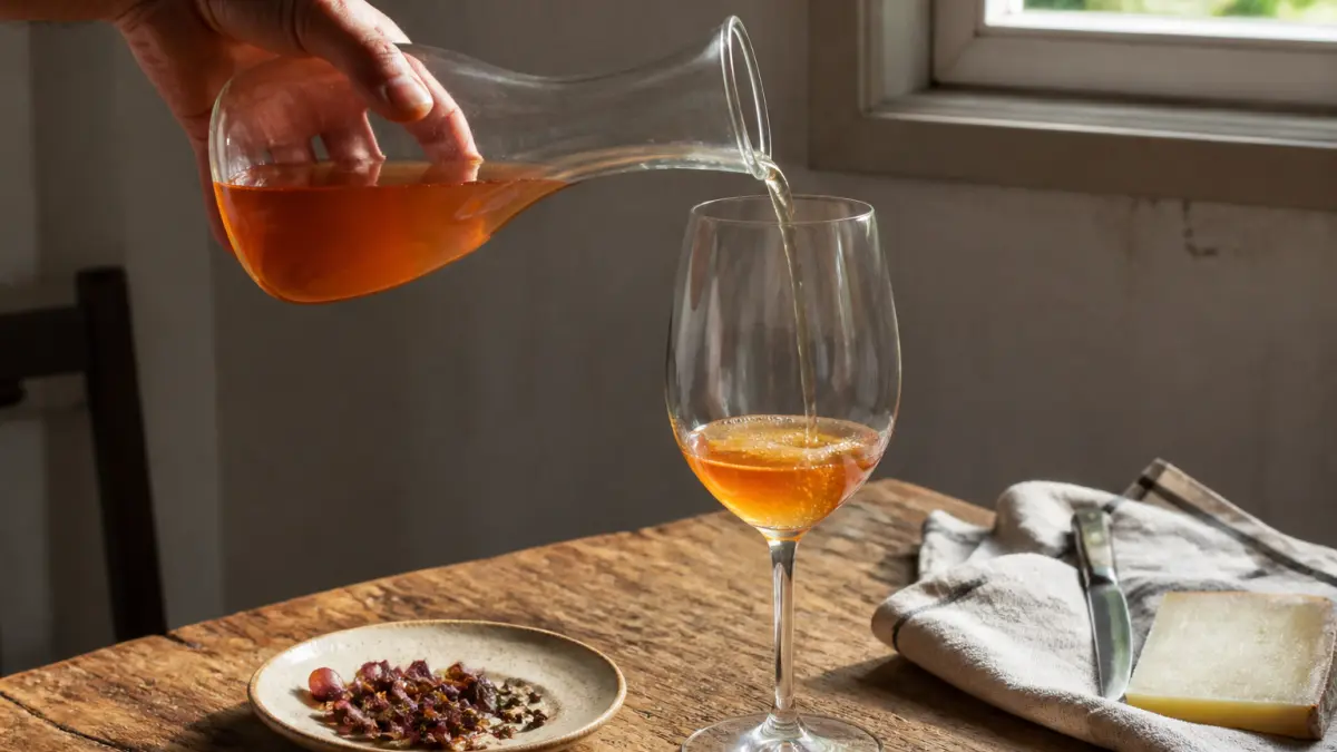 Vin orange : goût, méthode et conseils pour bien le servir