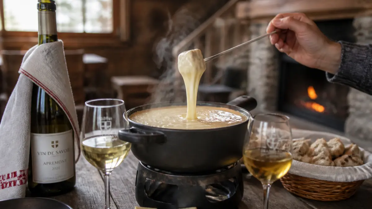 Quel vin avec une fondue savoyarde ? Les blancs à privilégier