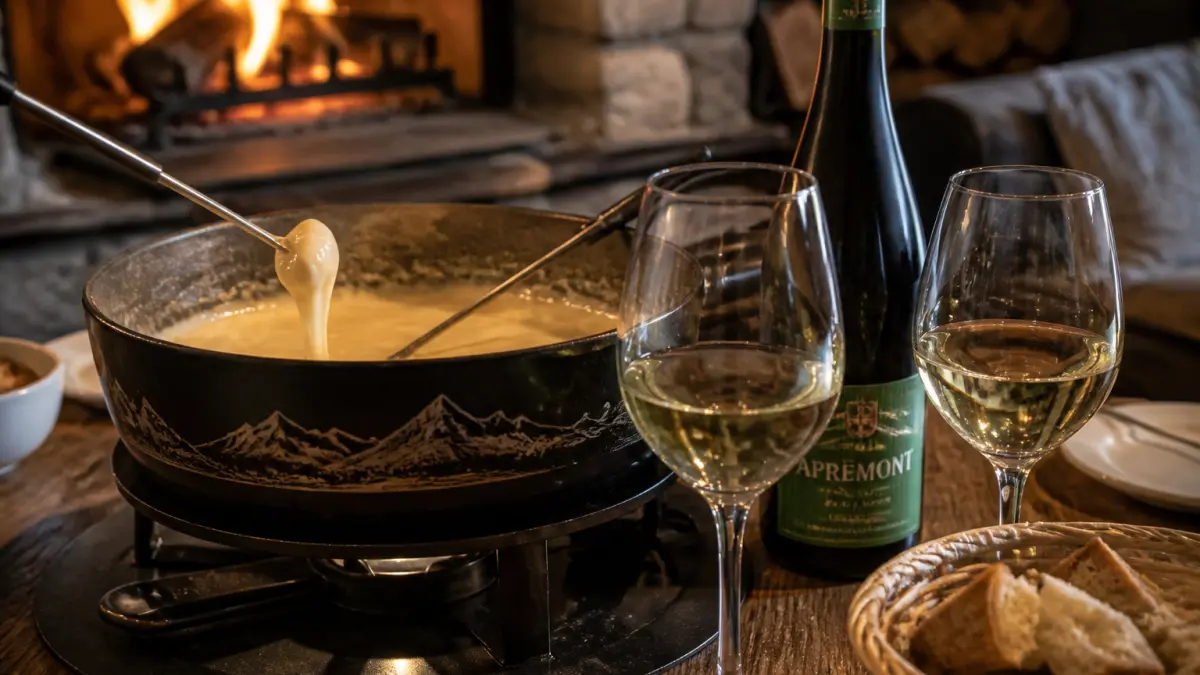 Quel vin avec une fondue savoyarde ? Les blancs à privilégier