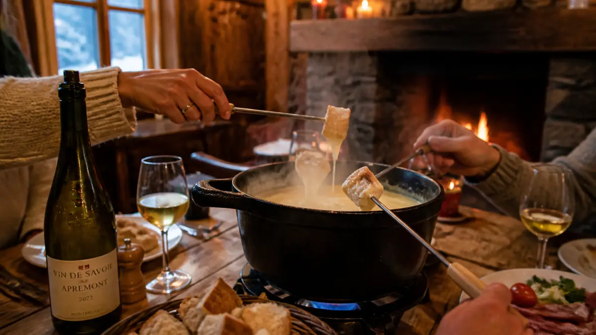 Quel vin avec une fondue savoyarde ? Les blancs à privilégier