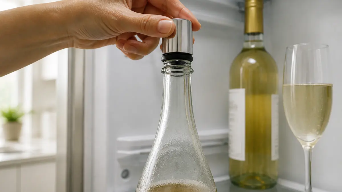 Comment conserver une bouteille de champagne ouverte ?