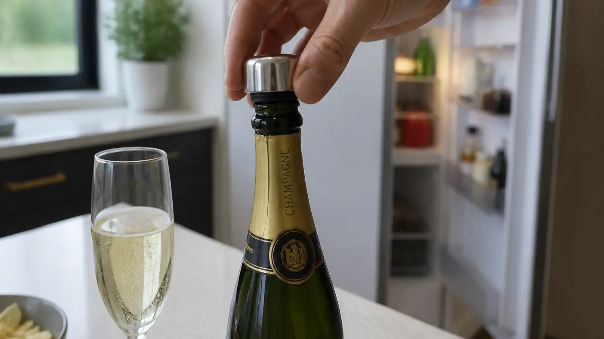 Comment conserver une bouteille de champagne ouverte ?