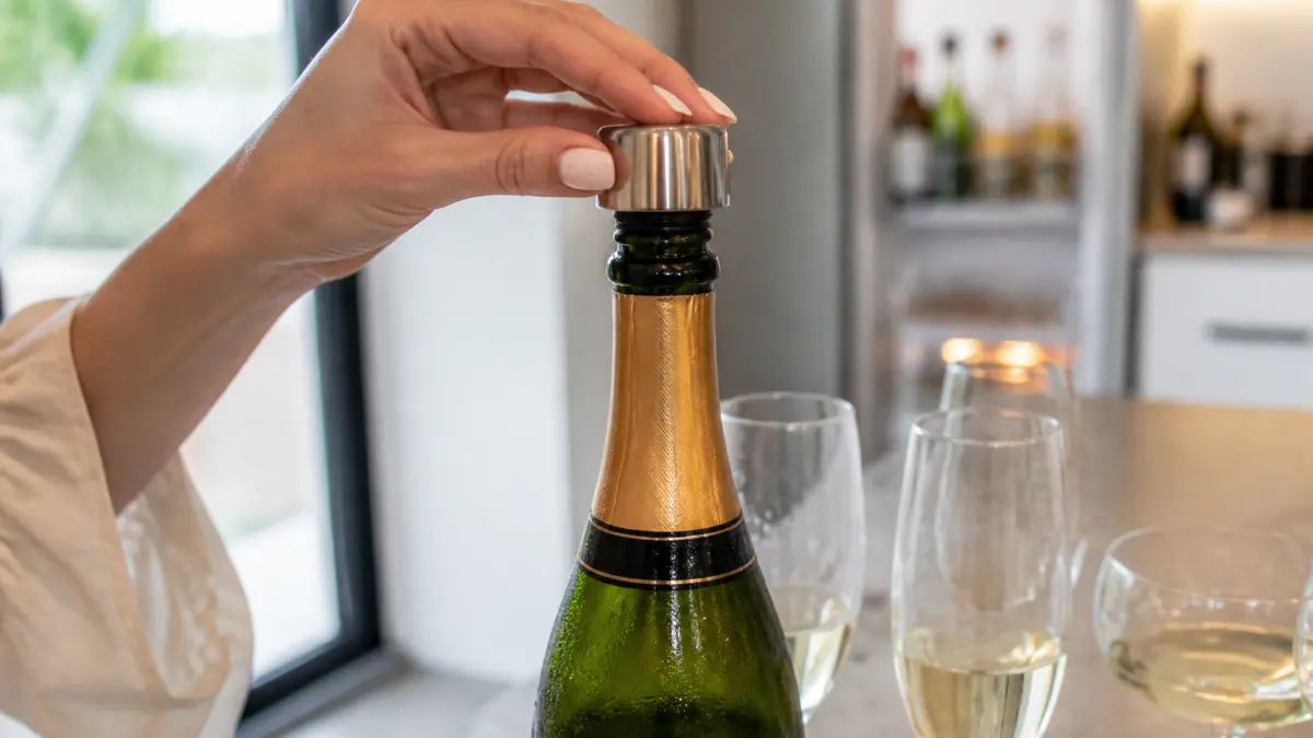 Comment conserver une bouteille de champagne ouverte ?