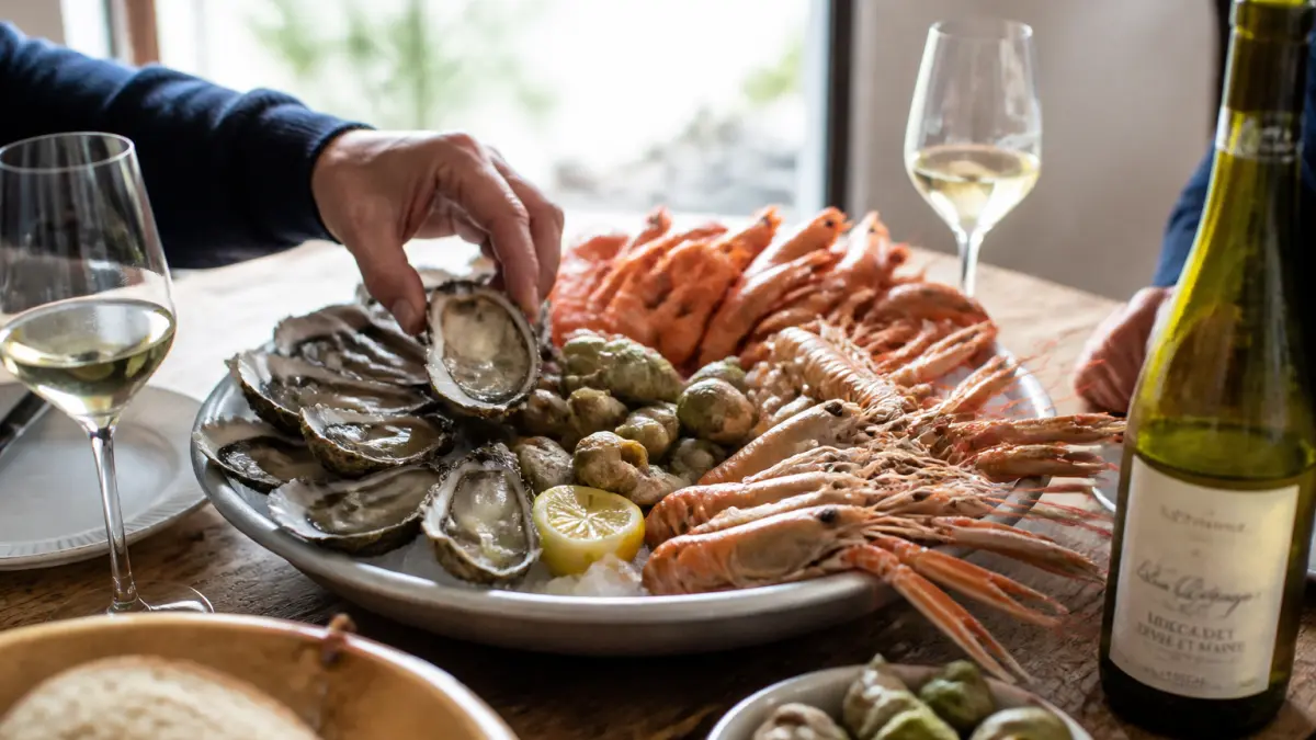 Quel vin avec des fruits de mer ? Blancs secs, bulles et pièges classiques