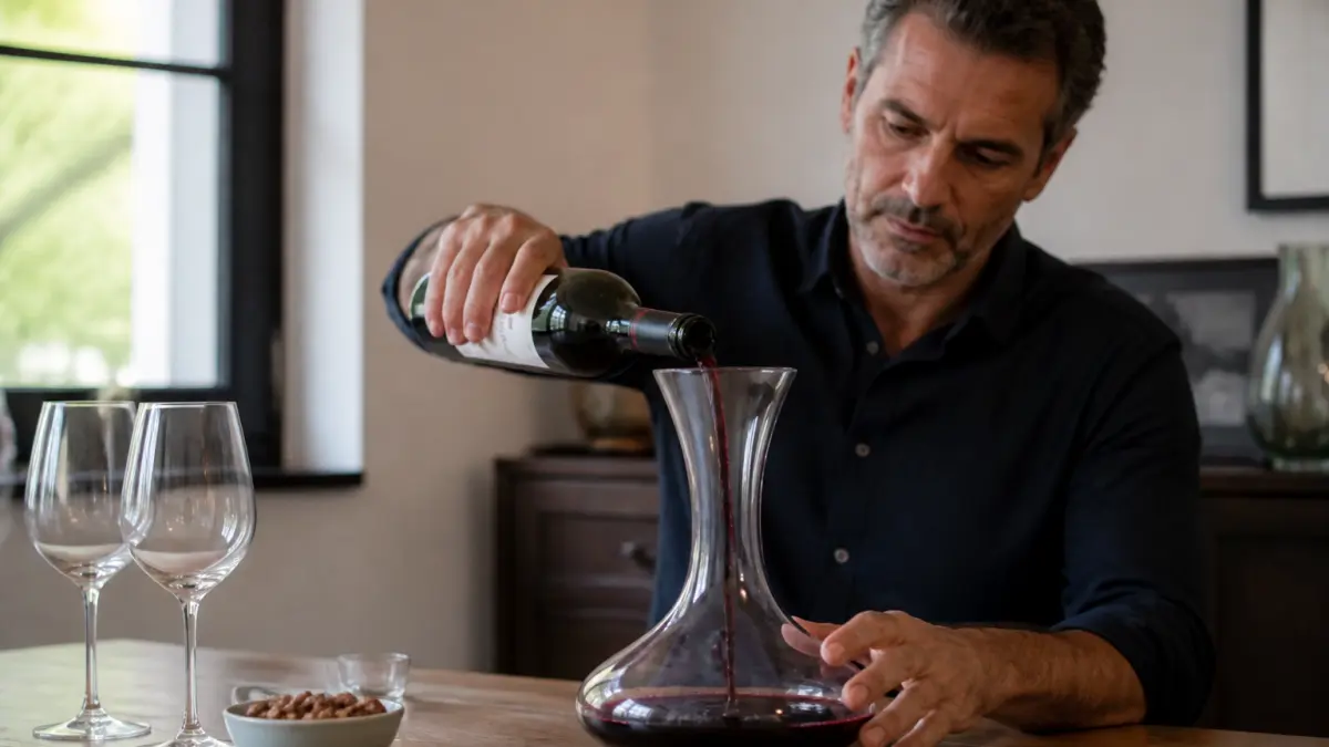 Carafer un vin : quand le faire et combien de temps ?