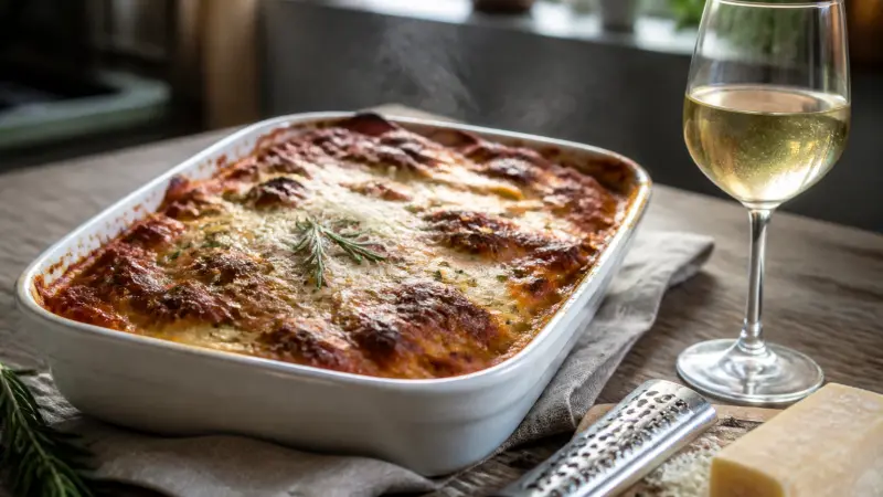 Lasagnes : le duo gagnant vin et béchamel