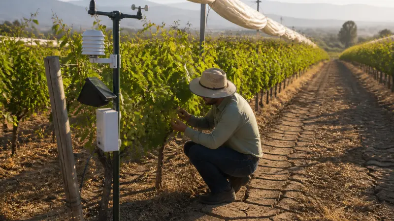Face aux canicules, la technologie peut-elle sauver la vigne ?