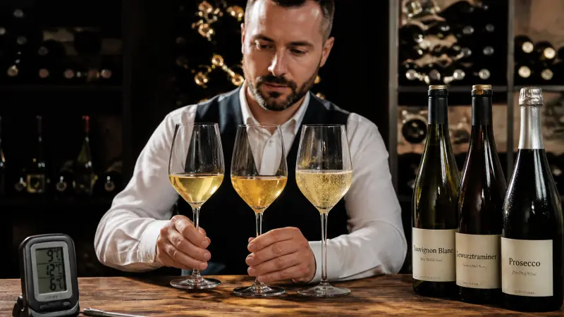 Quelle température pour le vin blanc ? Sec, doux, effervescent
